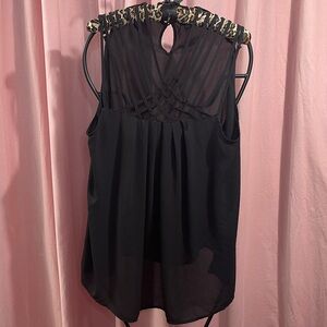 Torrid strappy sleeveless blouse